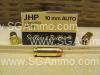 500 Round Can - 10mm Auto 180 Grain JHP Hollow Point Sellier Bellot Ammo - SB10B - Packed in M19A1 Ammo Canister